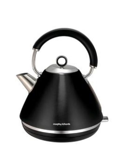 Morphy Richards 102002 Accents Pyramid Kettle - Black